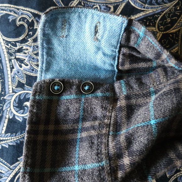 Bugatchi Flannel Plaid Shirt - Picture 5 of 7